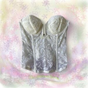 Cabernet lace corset bustier